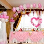 Оформление свадебного зала шарами Воздушные шары на свадьбу с доставкой